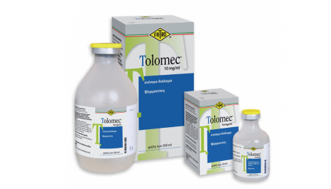 ΝΕΟ ΠΡΟΪΟΝ: TOLOMEC 10 mg/ml Ενέσιμο διάλυμα ιβερμεκτίνης για βοοειδή, πρόβατα και χοίρους